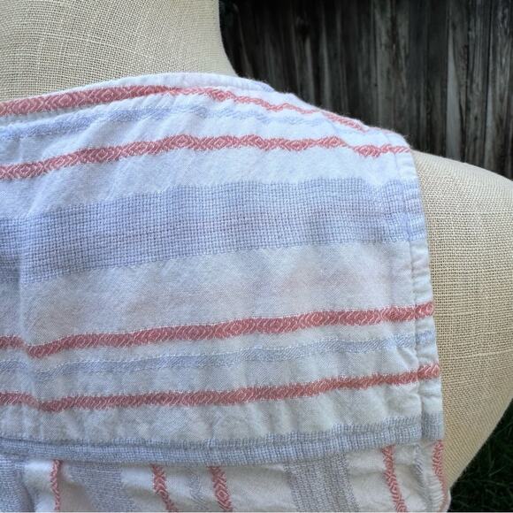 Sigrid Olsen Women’s Striped Crossover Sleeveless Tank Top Multicolor Size M - Picture 5 of 8